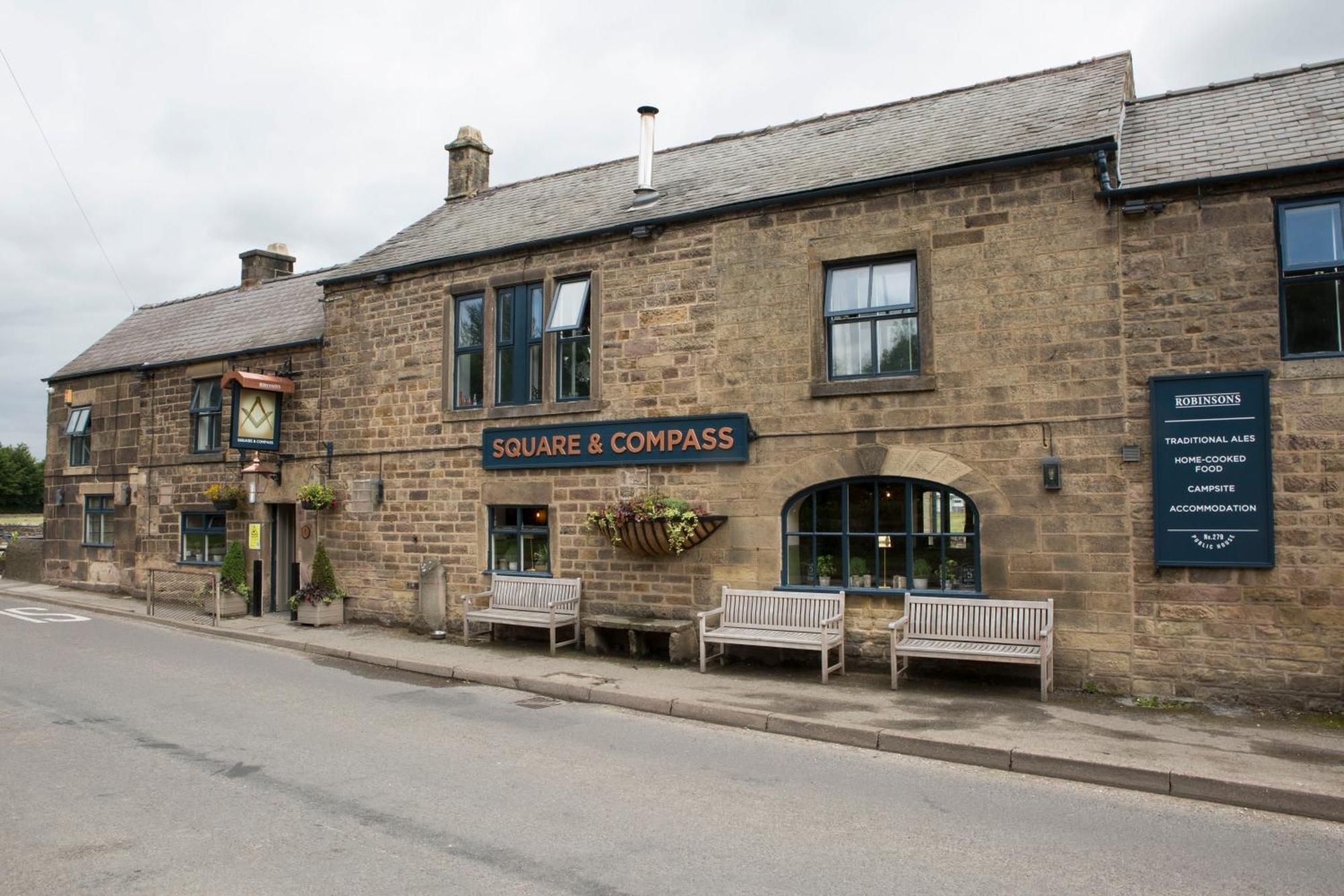 Square & Compass Hotel Two Dales Bagian luar foto